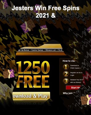 Jesters win no deposit bonus