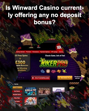 Winward casino no deposit bonus
